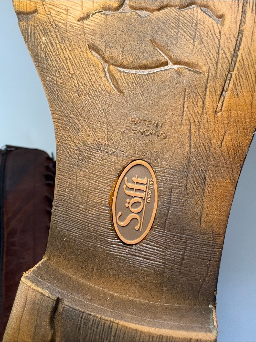 Söfft Sharnell II‎ Waterproof Leather Tall Riding Boots Whiskey Brown - Size 8.5 - Picture 10 of 10